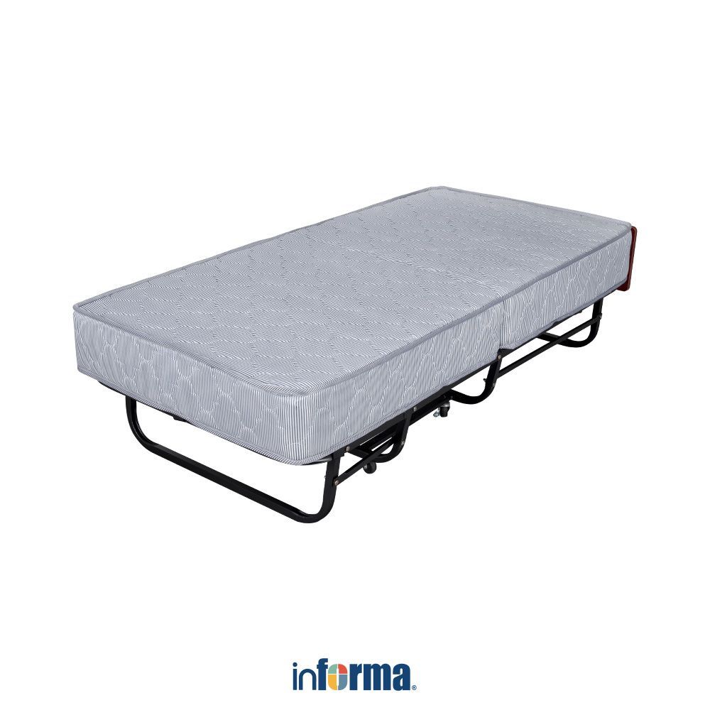 Informa 90x195x50 cm Denzel I I Tempat Tidur Lipat - Abu-Abu Bed Ranjang Kasur Perabot Tidur Furnitu