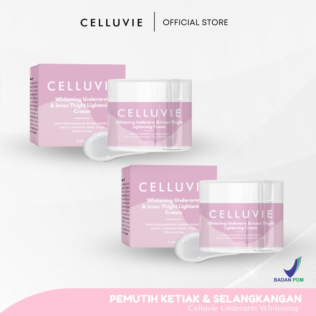 BELI 2 CELLUVIE Underarm Whitening Ketiak Selangkangan Cerah GLOWING