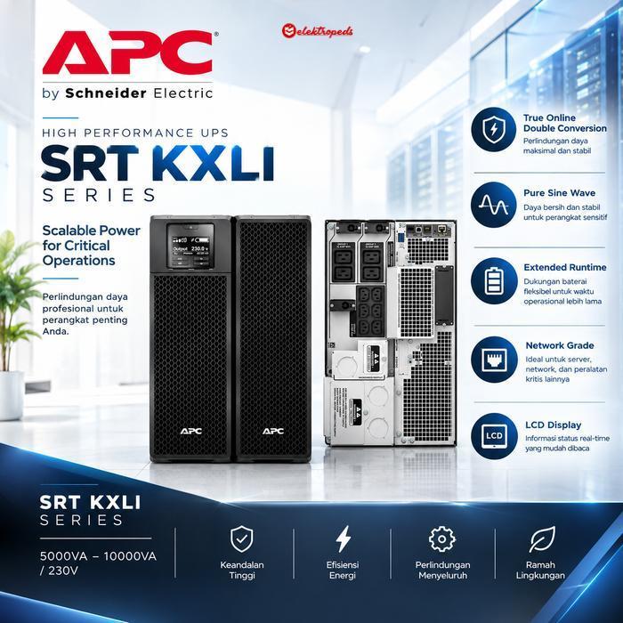 UPS APC SRT10KXLI 10kW 10kVA Input 230V UPS 10kva UPS 10 kva - UPS APC UPS APC