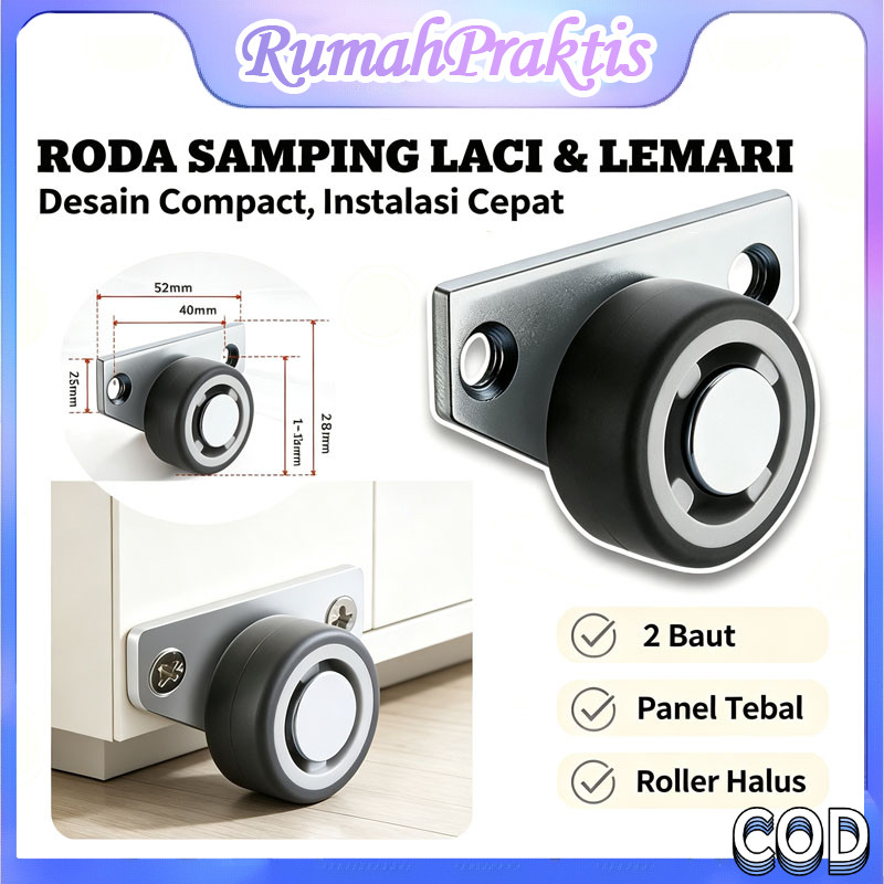 Roller Pintu Geser / Roller Pintu Geser Bawah/Cocok Untuk Pintu Gantung / Roda Untuk Pintu Menggantu