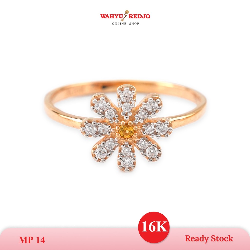 WAHYU REDJO - CINCIN EMAS 16K  MODEL DAISY MATA ELEGAN & KEKINIAN (PMR)