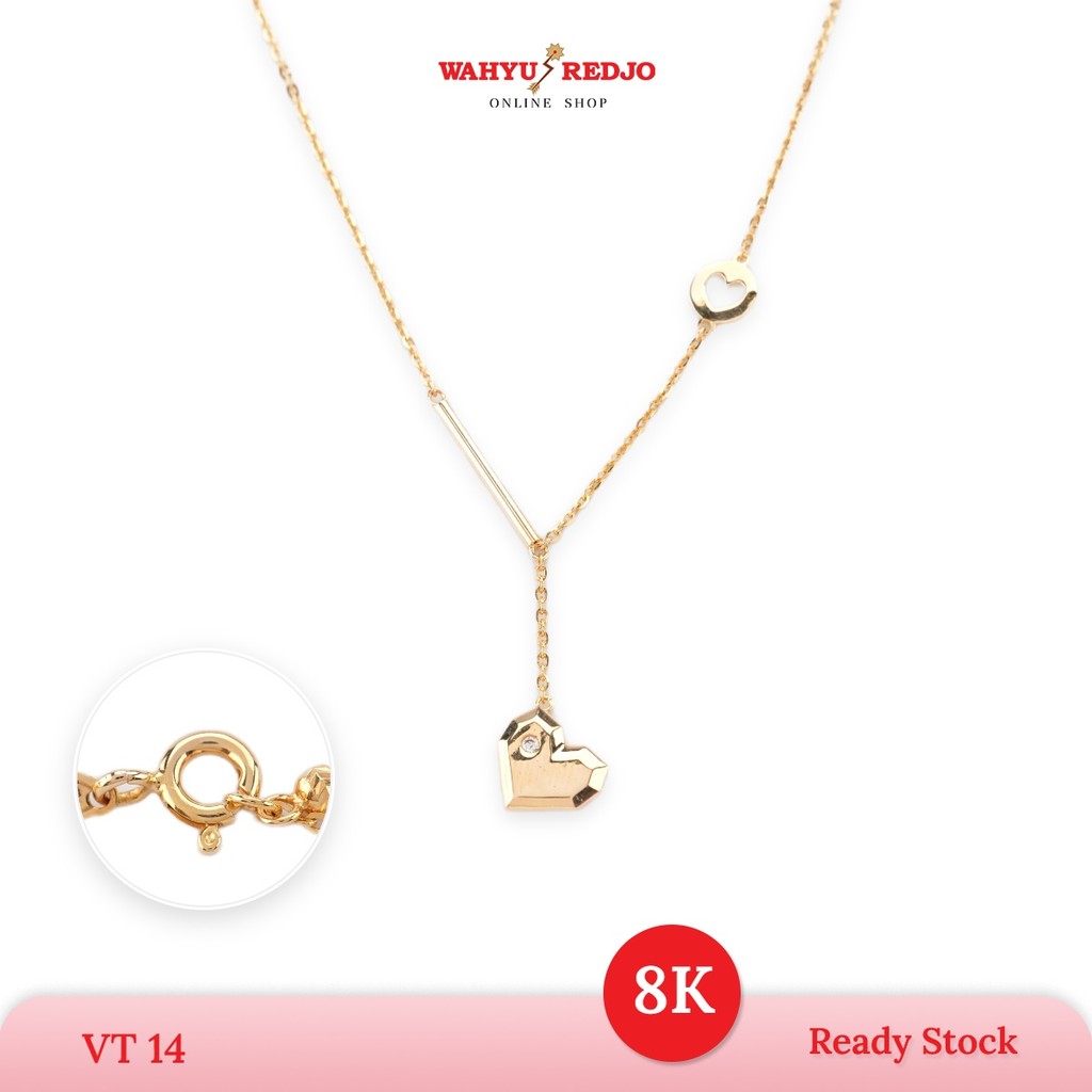 WAHYU REDJO - KALUNG EMAS 8K MODEL LOVE MANIS & STYLISH (NON PMR)