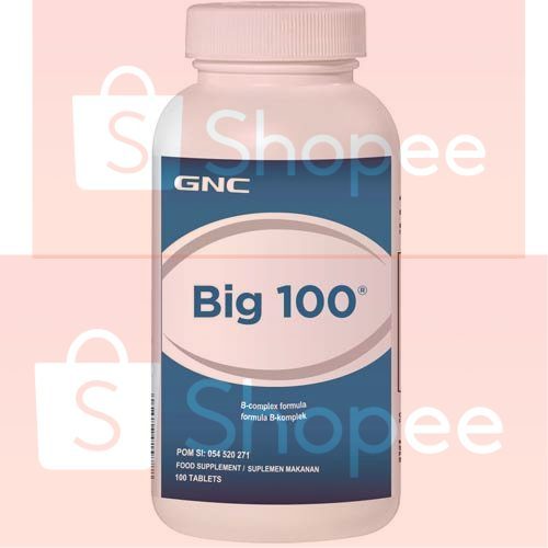 GNC Big 100 B-Complex - 100 tablet