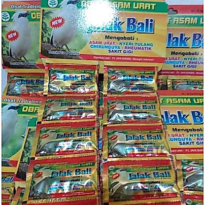 ALL NEW TERBARU BPOM Original 100% Kapsul Jalak Bali Renceng Obat Asam Urat Isi 20 Sachet
