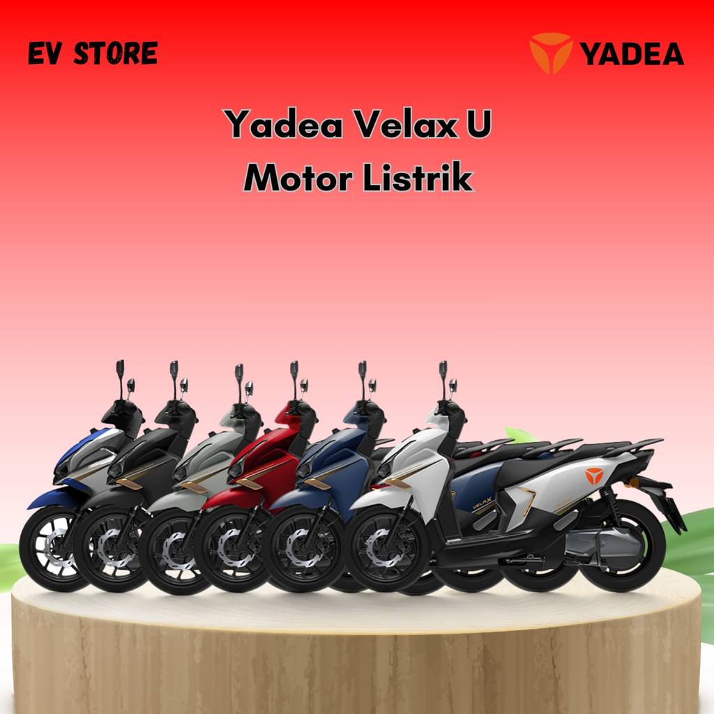 YADEA VELAX U MOTOR LISTRIK, SUDAH DENGAN FAKTUR