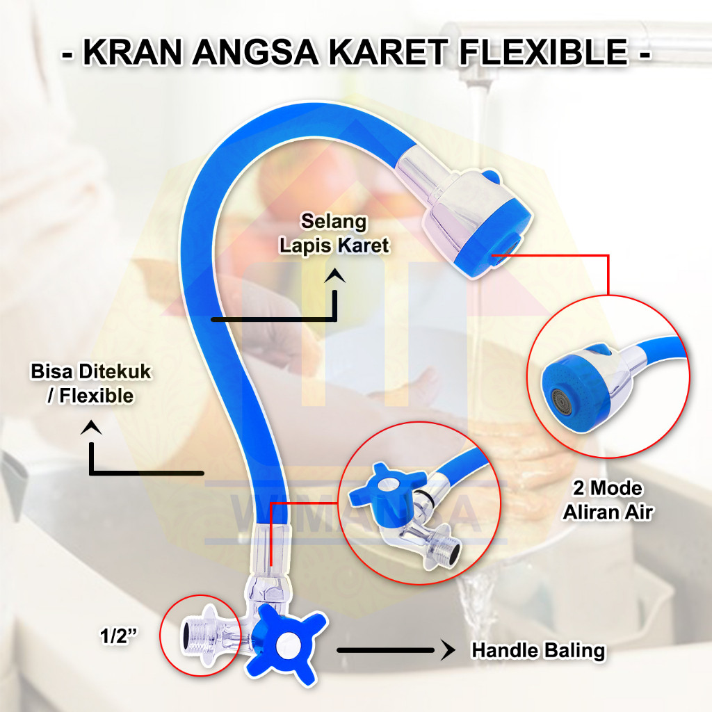 Kran Angsa Karet STAR CLASSIC - Kran Cuci Piring