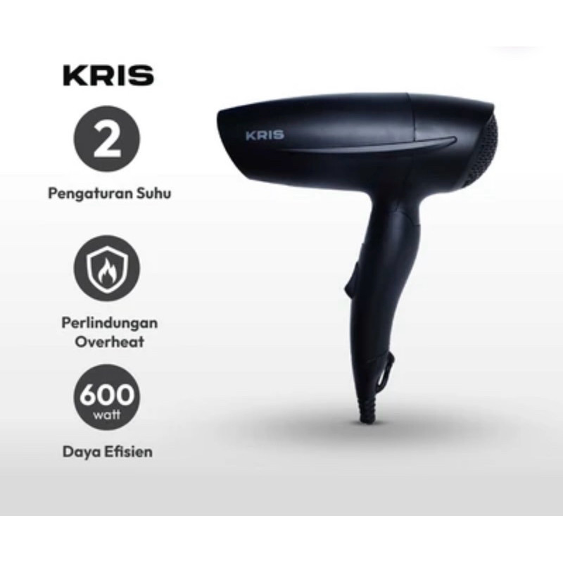 Kris Hair Dryer Travel 600 Watt
