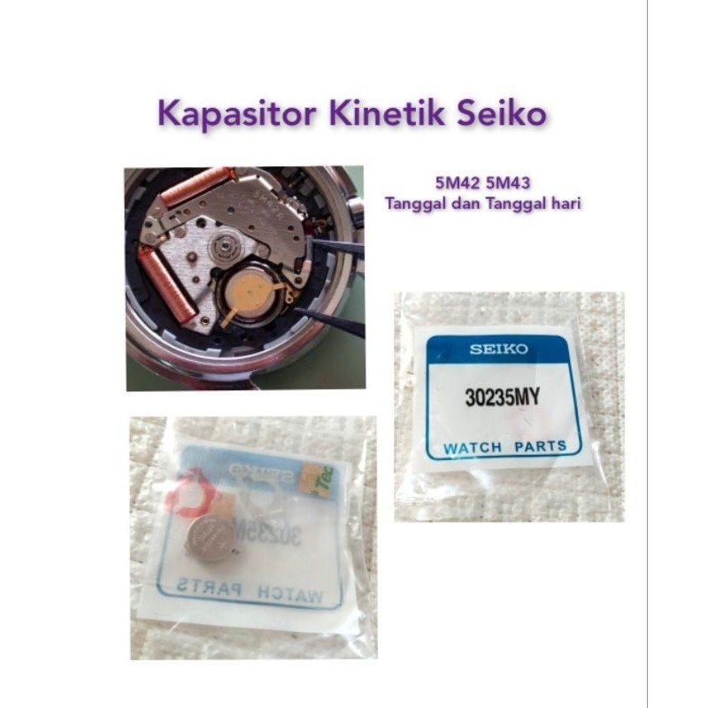 BATERAI KAPASITOR JAM SEIKO KINETIC 30235MY PANASONIC MT920 ORIGINAL