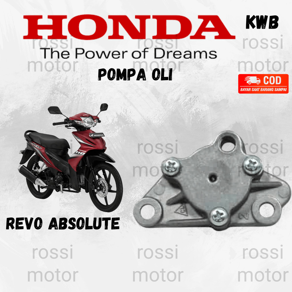 POMPA OLI REVO ABSOLUTE (KWB) | SPAREPART ORIGINAL SUKU CADANG SEPEDA MOTOR