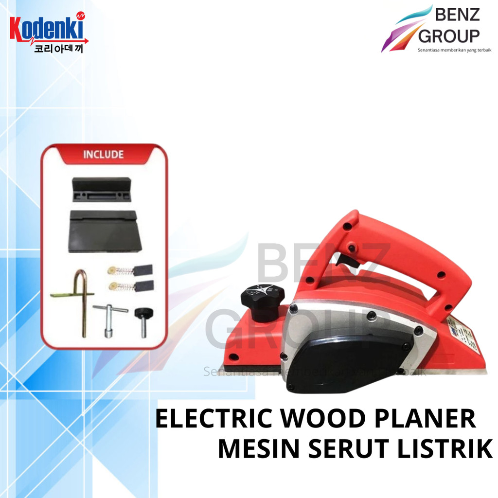 Kodenki Mesin Serut Ketam Planner Listrik Electric Planner Mesin Serut Kayu Alat Planer Pasah Sugu K