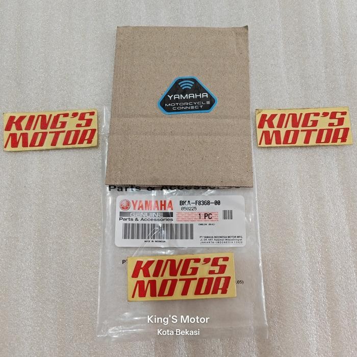 EMBLEM LOGO STICKER STIKER YAMAHA Y-CONNECT YCONNECT YKONEK Y-KONEK BKA F8368 ASLI ORI ORIGINAL YGP 