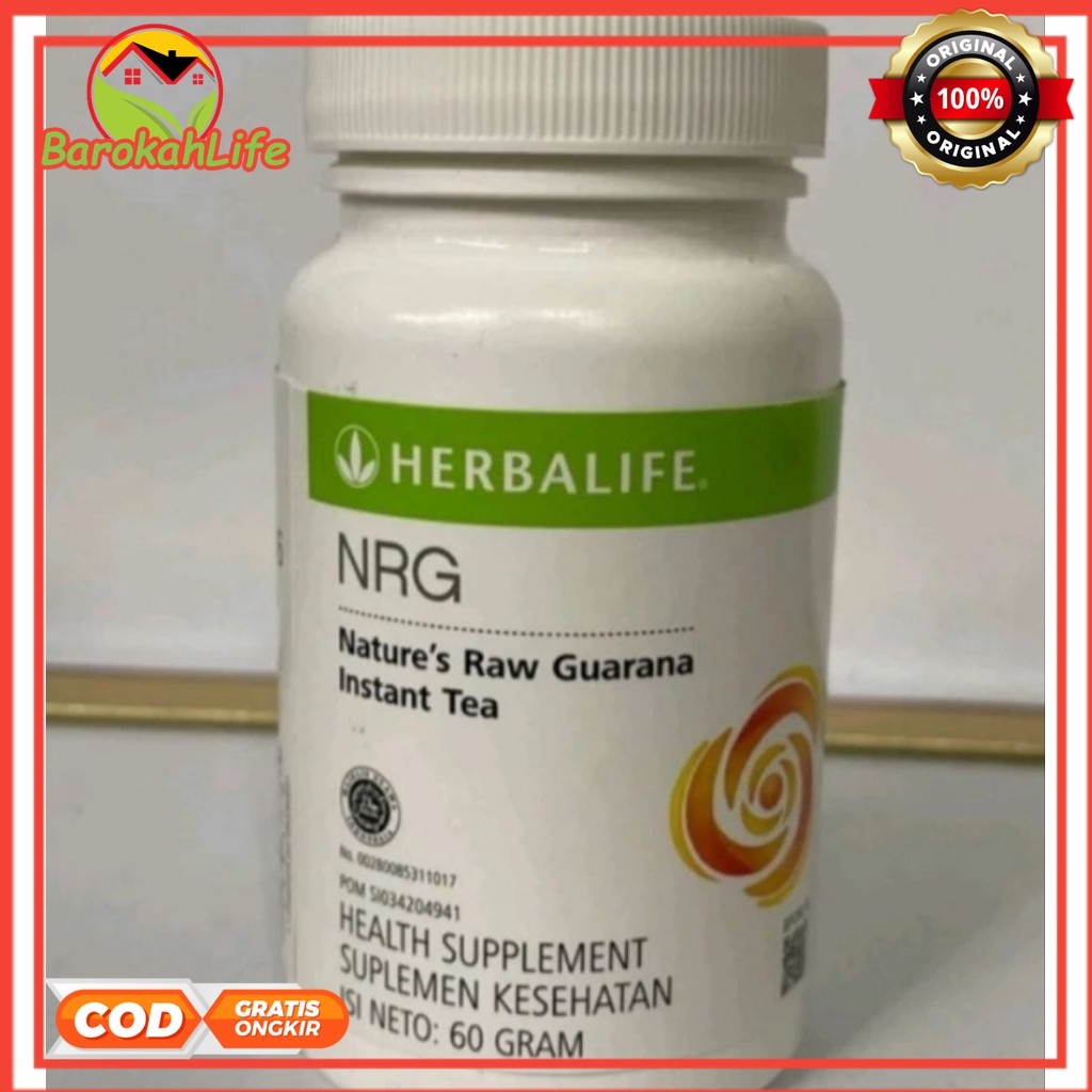 Herbalife Nrg Teh Bubuk Melancarkan Diet Meningkatkan Energi Tubuh Teh penambah stamina dan energi H