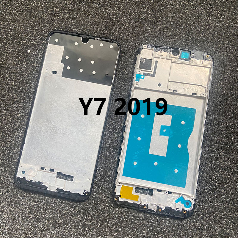 For Huawei Y7 Pro Prime 2019 Middle Frame Front Bezel Housing Lcd Supporting Holder Rear Plate Chass