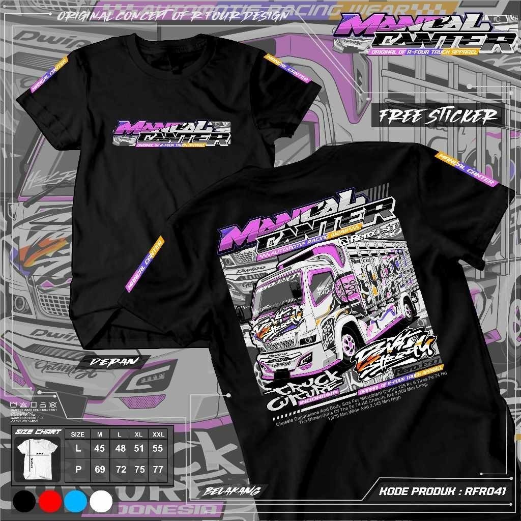 DENZ CLOTHES - KAOS DRIVER CANTER KAOS TRUK CANTER TERLARIS KAOS TRUCK MANIA