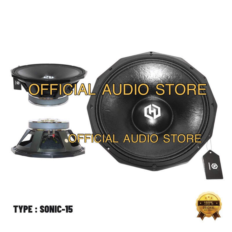 Speaker Komponen / Speaker Component 15 Inch Hardwell SONIC 15 Original (LOW - MID)
