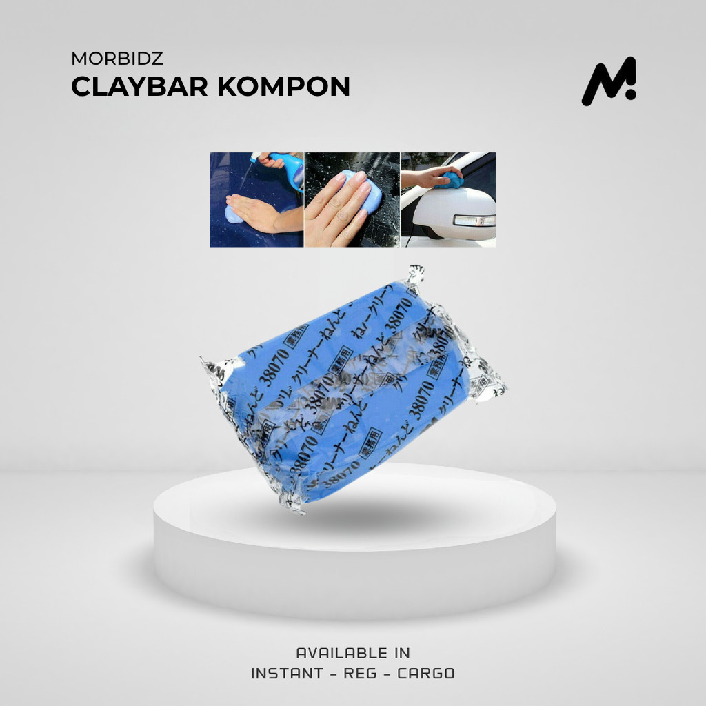 MBZ Claybar 3M Original Pembersih Cat Mobil Kusam Kaca Semir Wax Auto Detailing