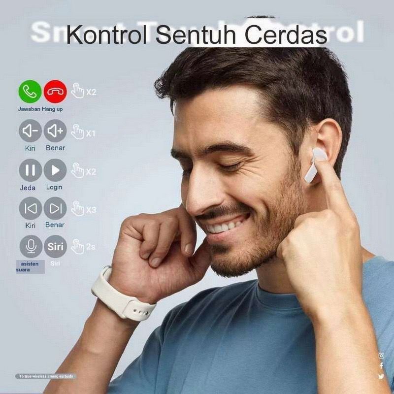 Best_Seller Ultrapods TWS Bluetooth 5.3 Earphone Android with Microphone HiFi Stereo Bass Earbuds kQ