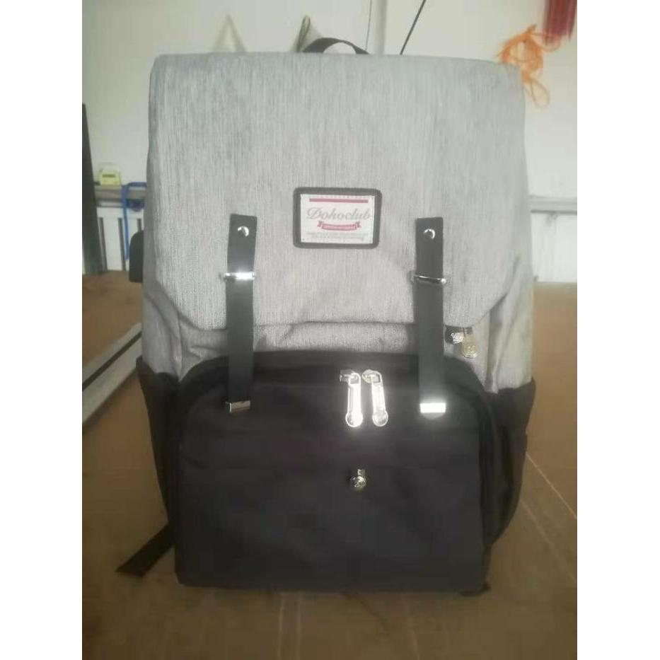 DIAPER BAG DOKOCLUB- ADVENTURE SERIES - Hitam