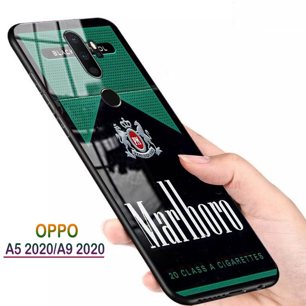 Softcase Glass Kaca OPPO A5 2020, A9 2020 - Casing HP OPPO A5 2020, A9 2020 [ S11 ].