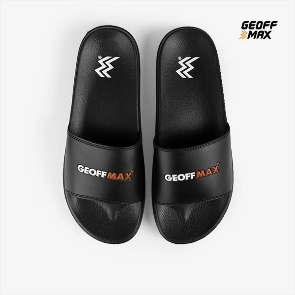 RAMADAN.ID Geoff Max - Wigora Black | Sandal Pria Wanita Sendal Slop Slipper Anti Licin