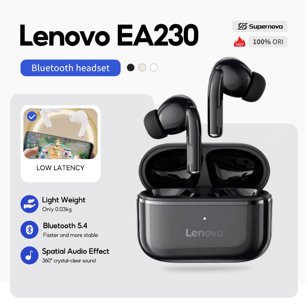 OTOMAX Supernova x Lenovo Thinkplus EA230 True Wireless Bluetooth Mini Earbuds Earphone TWS Ambient 