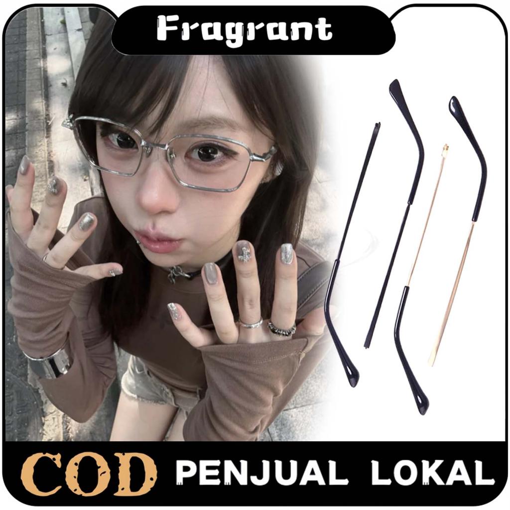 1 Set Suku Cadang Kacamata Logam Tangkai Kacamata Anti Slip Lengan Kaki Kacamata Pengganti Universal