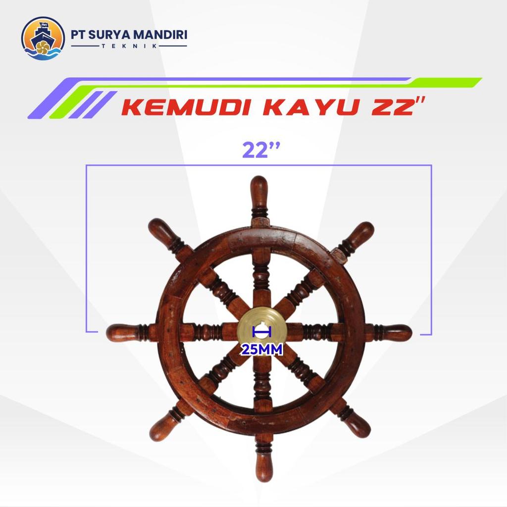 STIR KEMUDI KAYU 22" / STIR KAPAL