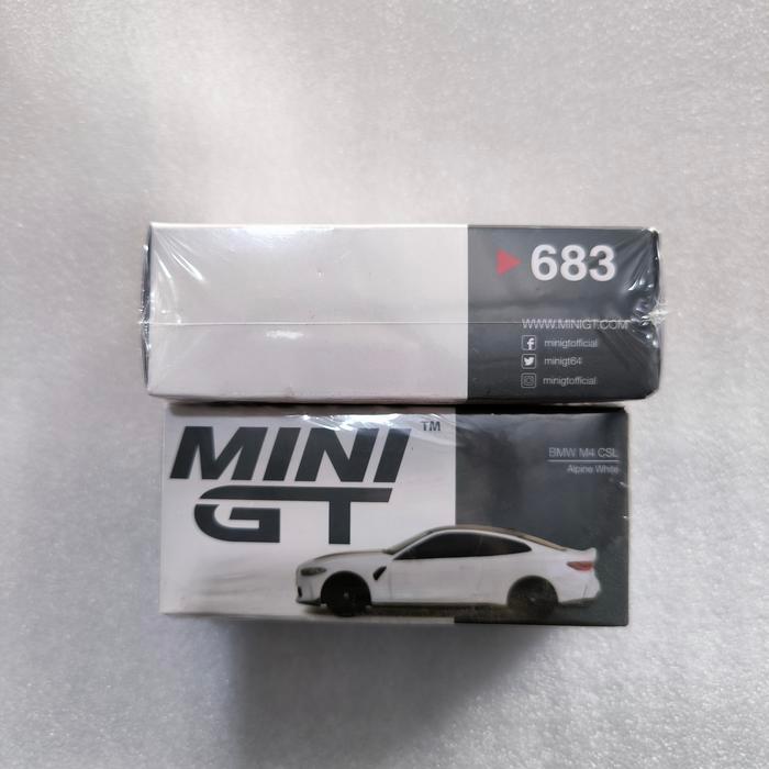 MINI GT 683 BMW M4 CSL ALPINE WHITE BEST