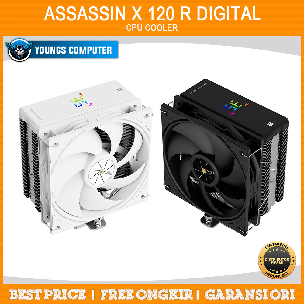 THERMALRIGHT ASSASSIN X 120 R DIGITAL Black / White