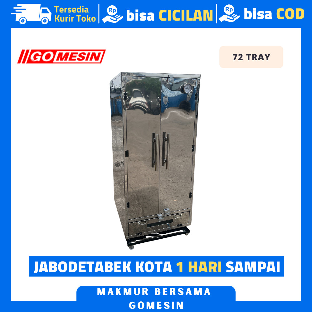 Mesin Pengering Ompreng 72 Tray [sudah termasuk peti kayu]