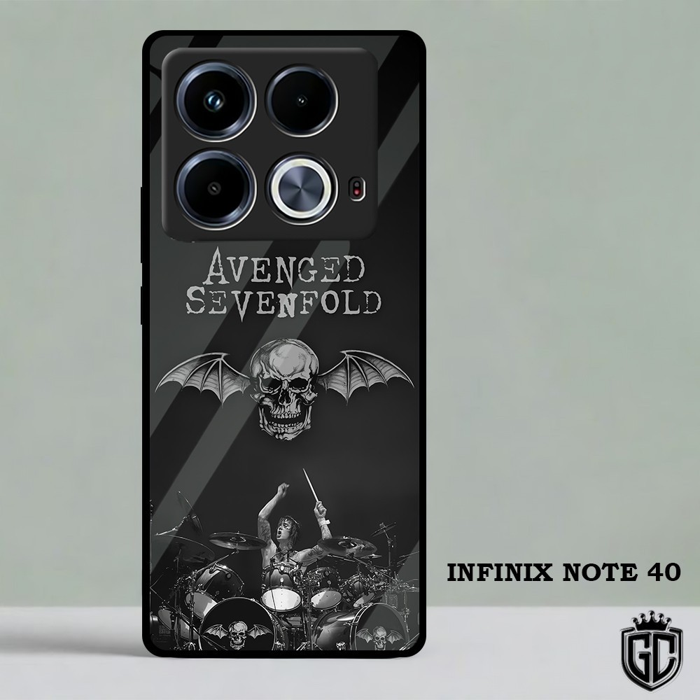 [CM38] Case Glossy Case  | INFINIX NOTE 40 | CASE KEKINIAN LUCU | Casing Hp Kilau Motif AVENGED SEVE