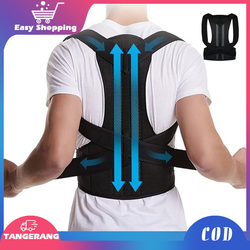 Alat Biar Gak Bungkuk Posture Corrector Belt  Alat Terapi Korset Penegak Punggung Alat Anti Bungkuk 