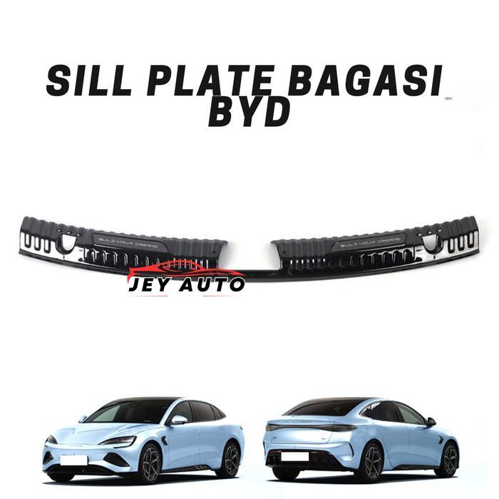 Sill Plate BYD Seal Alloy Metal / Sill Plate Pintu BYD Seal / Pelindung Pintu BYD Seal - Hitam Bagas