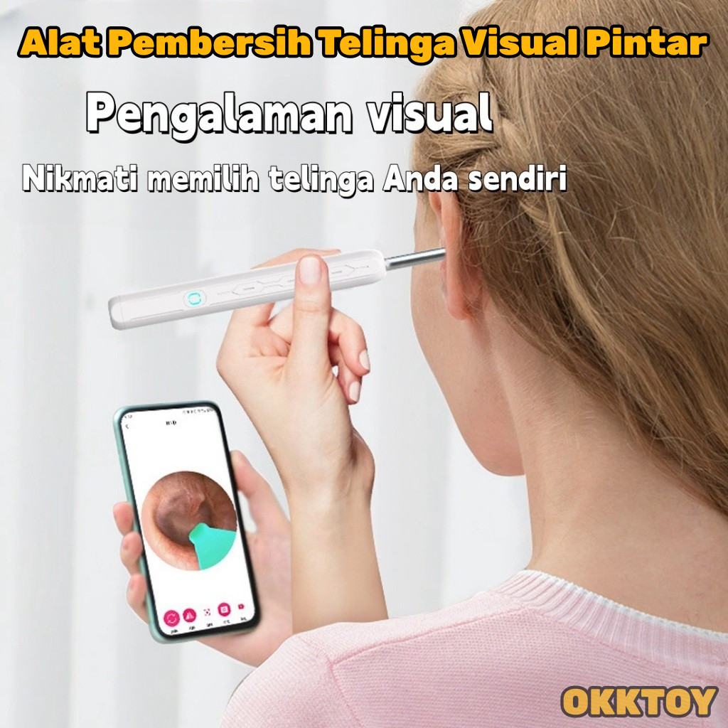 Alat Pembersih Telinga Visual Pintar/Alat Pembersih Telinga/Alat Pembersih Telinga Profesional Led/A