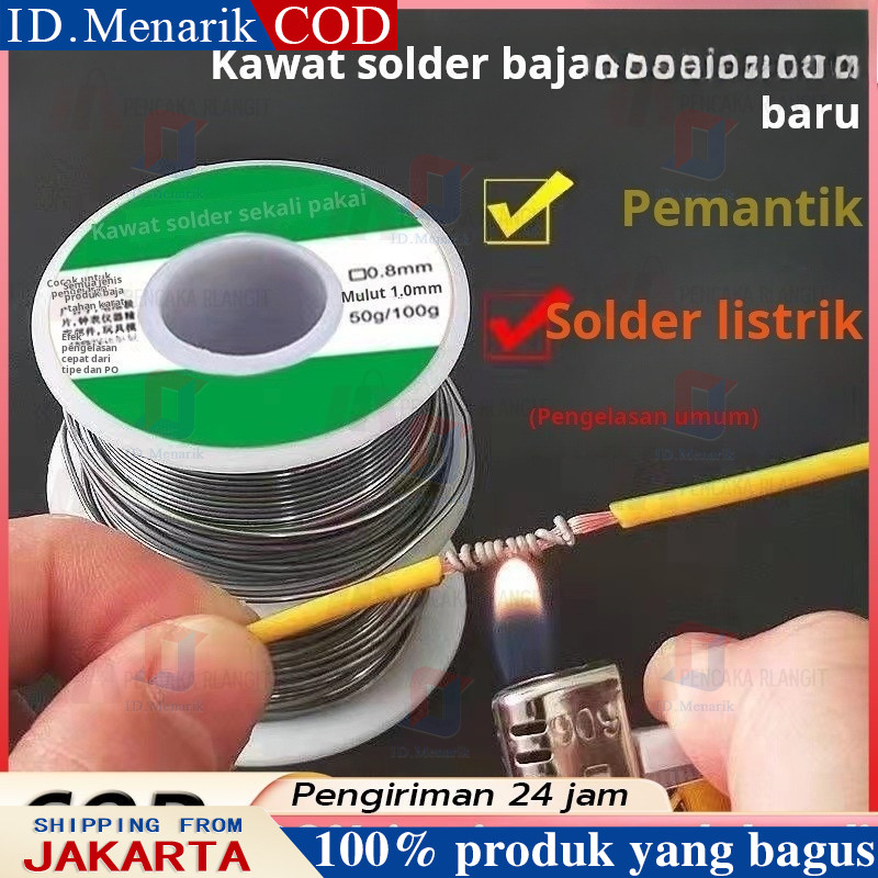 Kawat solder baru kawat timah solder universal kawat solder listrik nikel tembaga tanpa bersih kawat