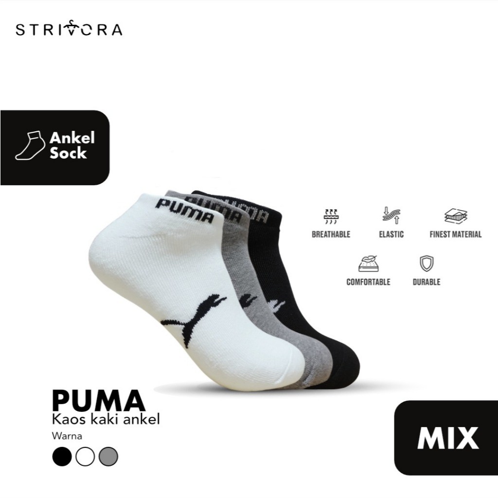 KlikSport NEW KAOS KAKI PM LOGO INDONESIA 3PSG/ KAOS KAKI SPORT OLAHRAGA PM/ SOCK PM ORIGINAL BNWB 1