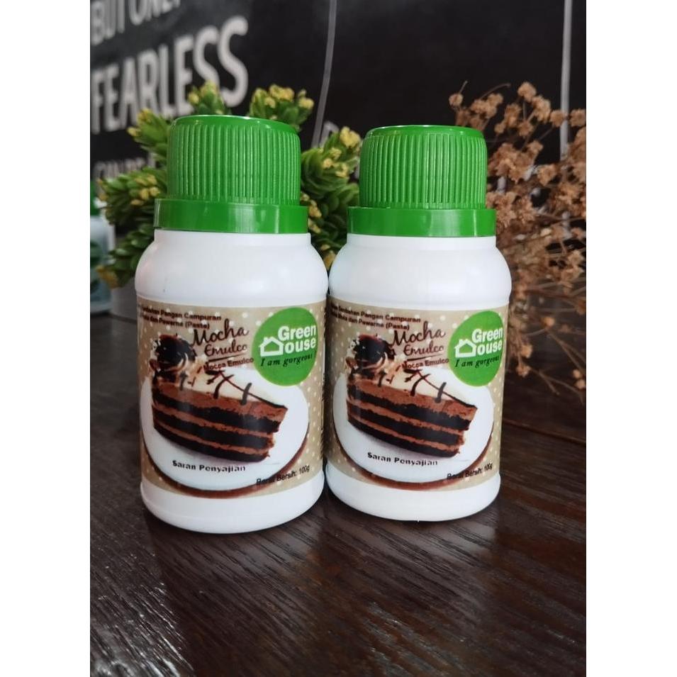 Mocha Emulco Green House 100gr Perisa Dan Pewarna Moka Pasta