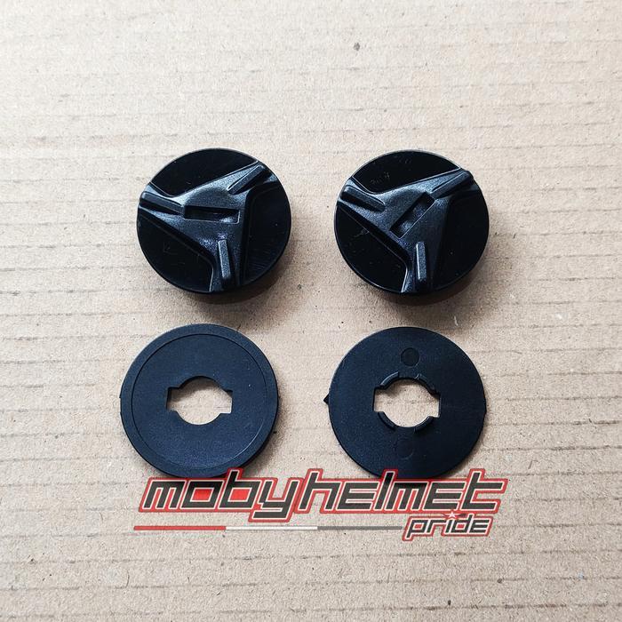 Baut Knob Helm INK Enzo - Knob Helm INK ENZO - 1pcs Knob+Ring