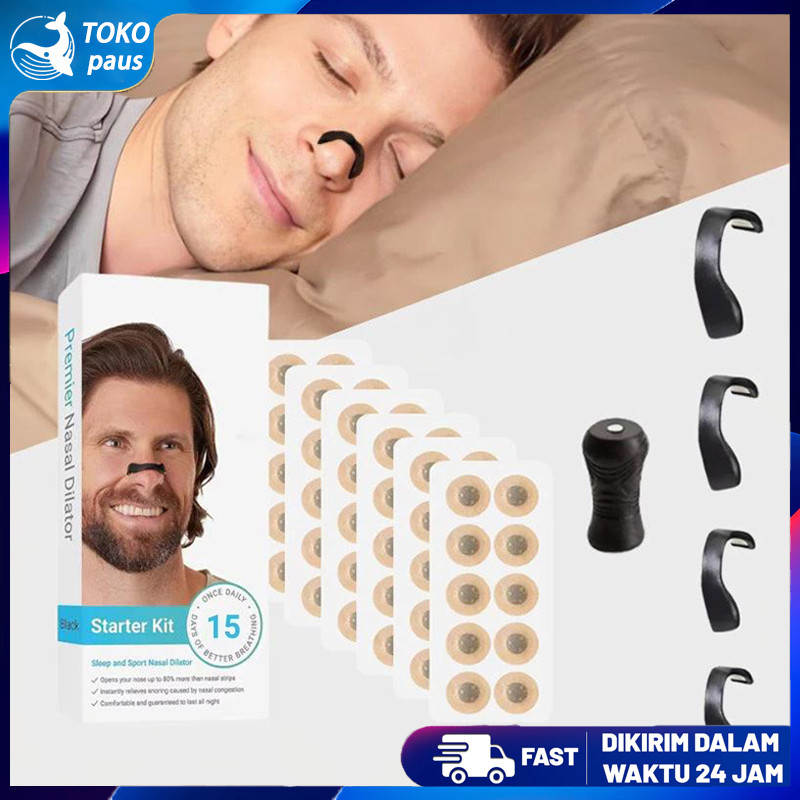Magnetic Nose Strip Nasal Dilator /Anti Ngorok Apnea/ Anti Ngorok Apnea Plester Magnetik Untuk Hidun
