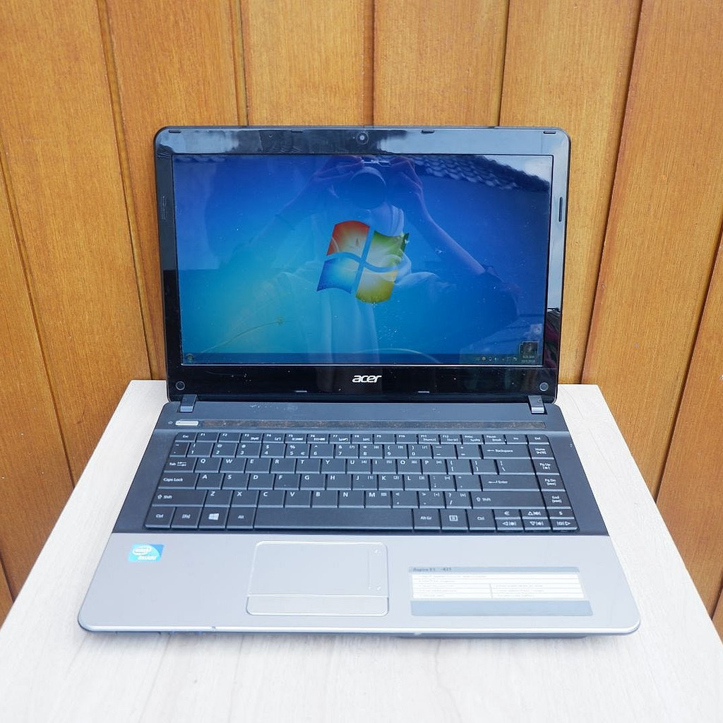 Laptop Acer Aspire E1-431 Intel Celeron 1000M Ram 4Gb Hdd 500Gb Normal Siap Pakai - Laptop Murah - L