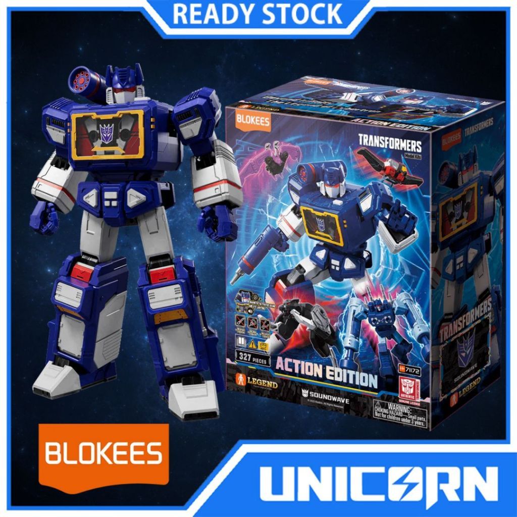 Blokees Soundwave Action Edition Transformers Model Kit