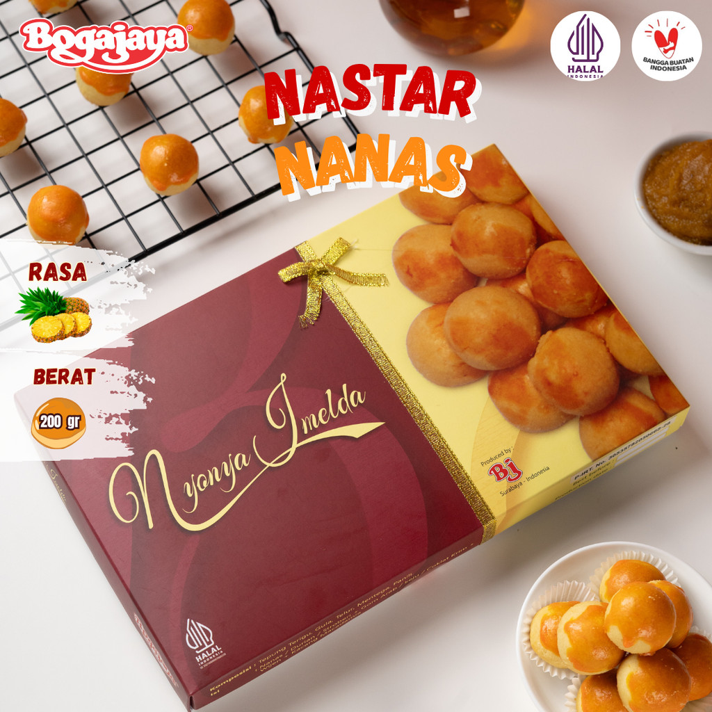 KUE NASTAR NY IMELDA BOGAJAYA 200 GRAM / KUE NASTAR PREMIUM KHAS SURABAYA
