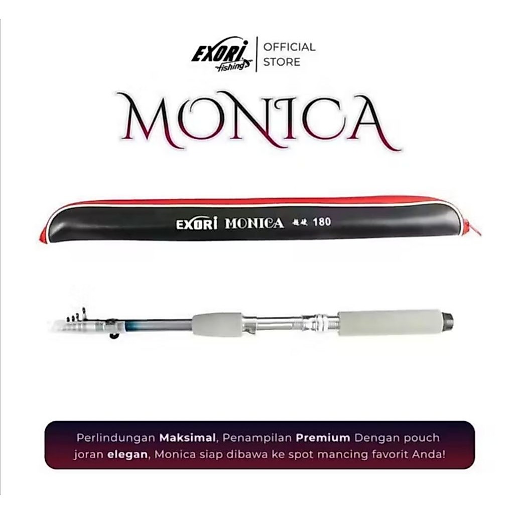 Rod Telescopic Exori Monica 180 Joran Telescopic Carbon Holow