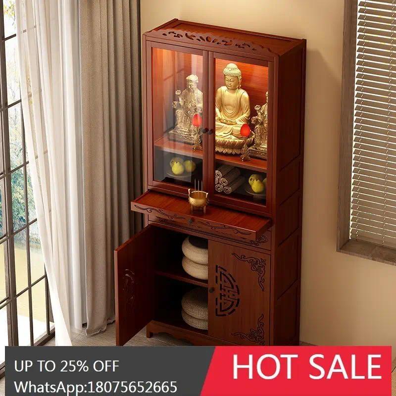 HLZ Altar Incense Table for Home Use, Style Altar Table for Worship, Buddha Altar Table, Wealth God 