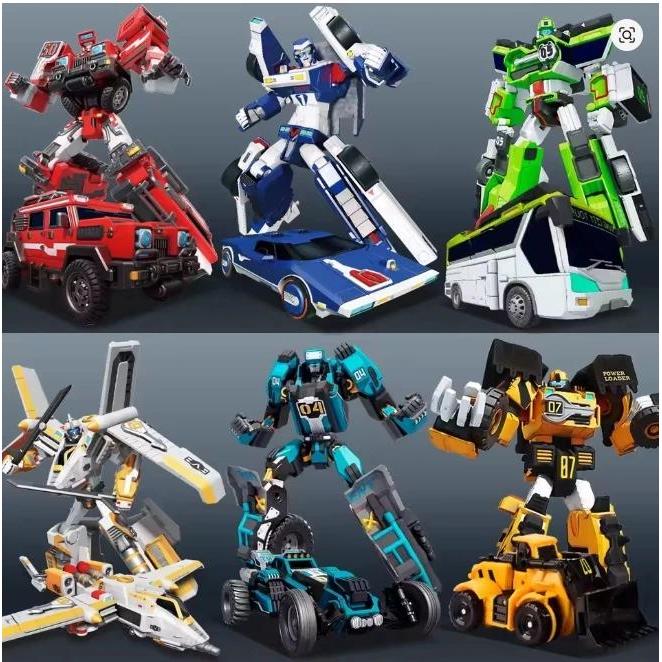 New Wild Chief Tobot V Transforming Robot To Car Toy Korea Cartoon Brothers Anime Tobot Transformati
