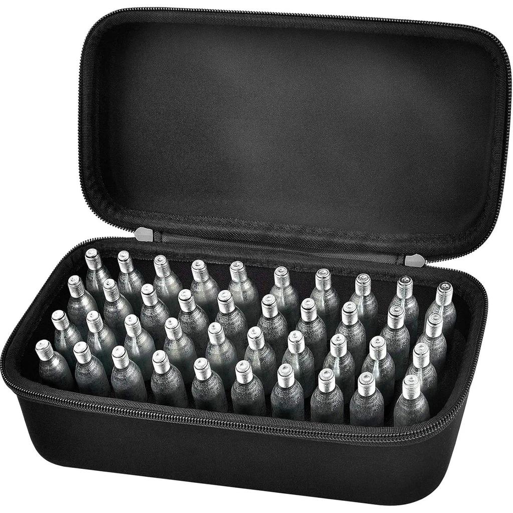 CO2 N2O Cartridge Organizer Case Only Compatible With Crosman Umarex Daisy Leland, 40 Slot Holder Bo