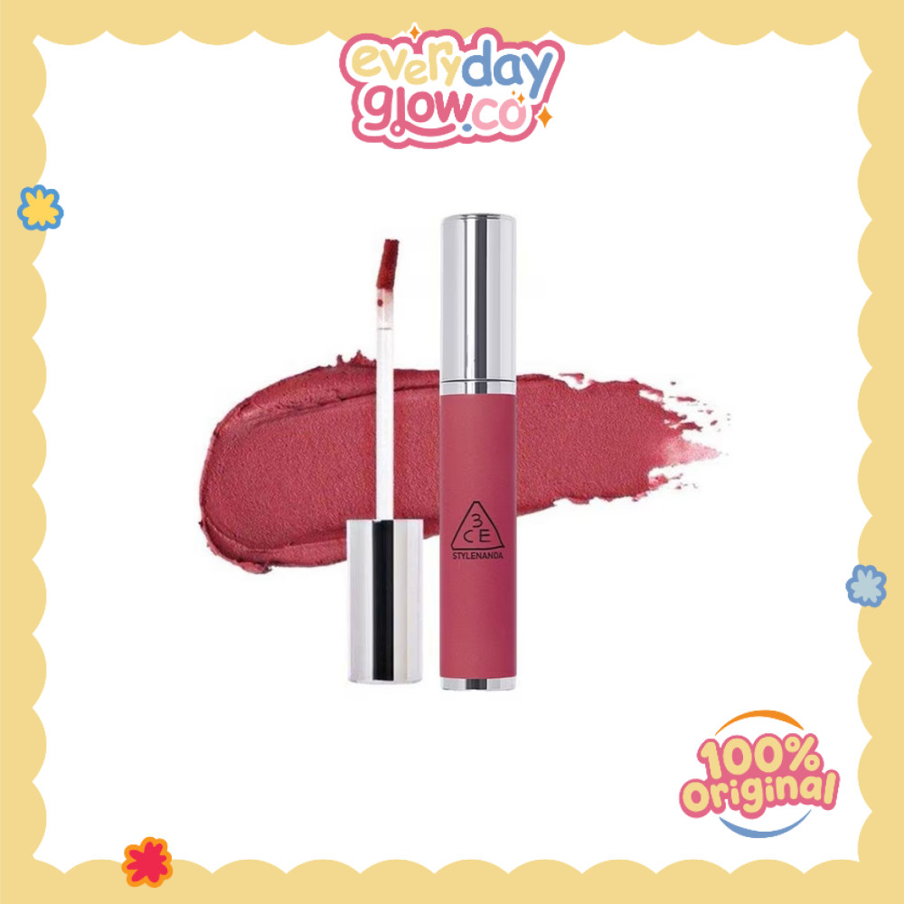 3CE Hazy Lip Clay ORIGINAL Lip Cream Intense Matte Tahan Lama Ringan Hydro-clay Korean Make up Lip g