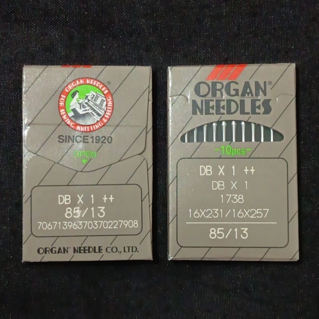 DB X 1 85/13 ORGAN NEEDLES/ no.13 Jarum Mesin Jahit Tajam