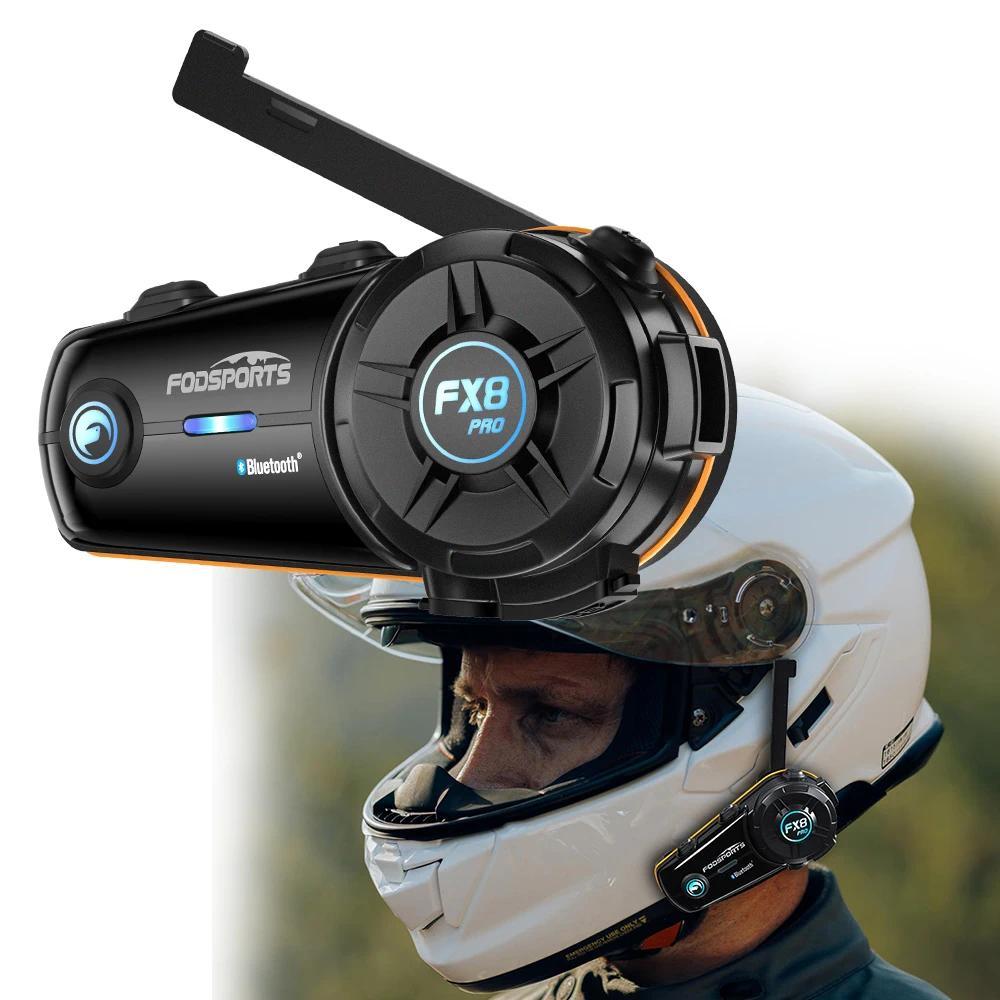 FX8 Pro 10 Rider Motorcycle Accessories Bluetooth Helmet Talkie 2000m Bluetooth Headset Helmet Motor
