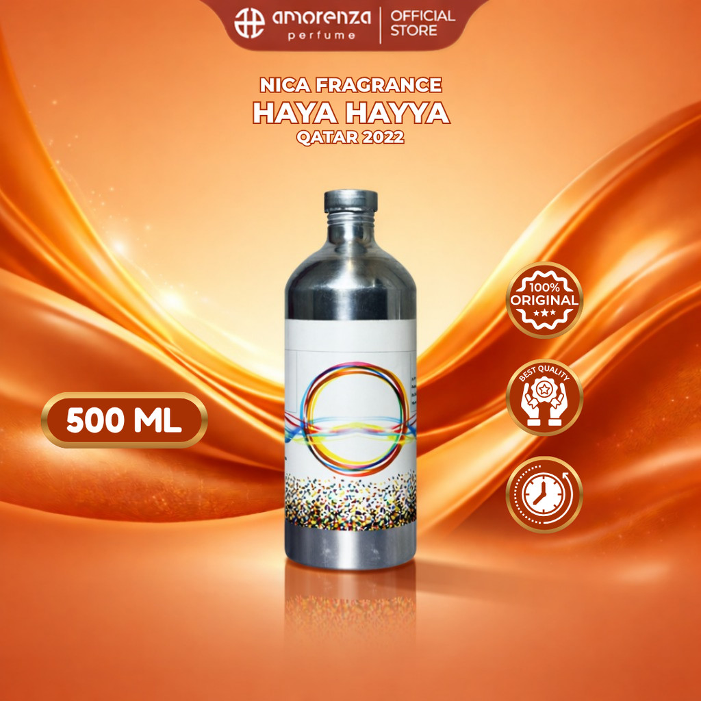[ NEW VARIAN ] BIBIT PARFUM MURNI QATAR 2022 - HAYA HAYYA NICA FRAGRANCE 500 ML - 1 LITER ORIGINAL